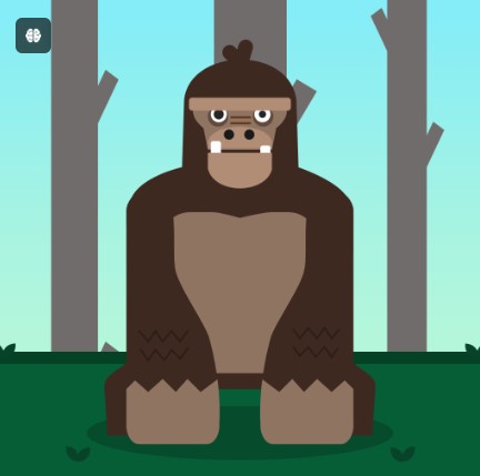 grumpy gorilla - gorilla pemarah